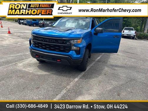 Glacier Blue Metallic 2023 Chevrolet Silverado 1500 Custom Trail Boss