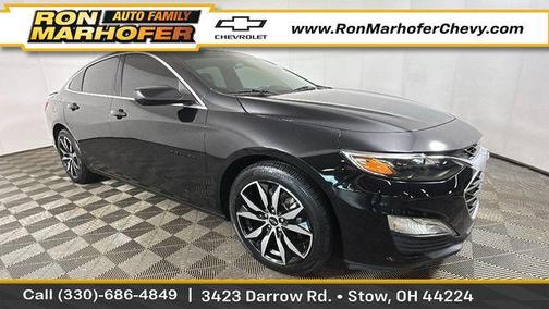 Mosaic Black Metallic 2021 Chevrolet Malibu FWD RS