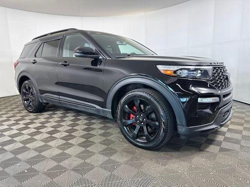 AGATE BLACK METALLIC 2023 Ford Explorer ST