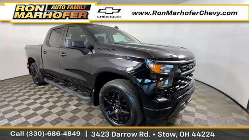 Black 2023 Chevrolet Silverado 1500 Custom