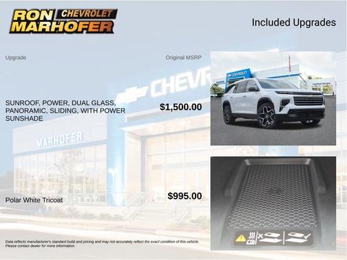 Polar White Tricoat 2026 Chevrolet Traverse High Country