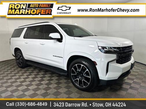 Summit White 2021 Chevrolet Suburban RST