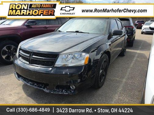 Black Clearcoat 2013 Dodge Avenger SXT