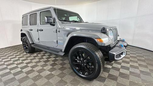 Sting-Gray Clearcoat 2023 Jeep Wrangler 4xe Sahara