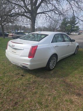 Crystal White Tricoat 2015 Cadillac CTS 3.6L Luxury