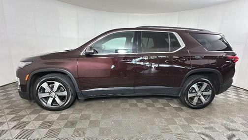 Black Cherry Metallic 2023 Chevrolet Traverse LT Leather