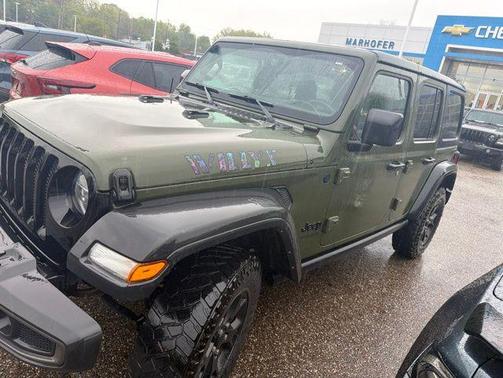 Sarge Green Clearcoat 2021 Jeep Wrangler Willys