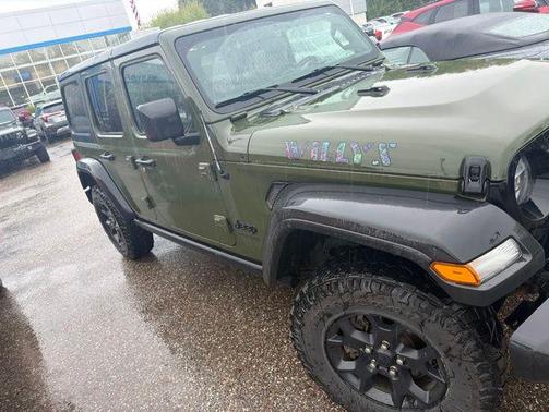 Sarge Green Clearcoat 2021 Jeep Wrangler Willys
