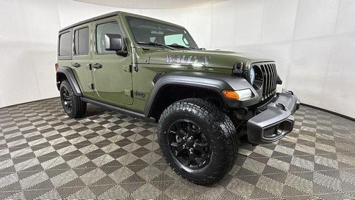 Sarge Green Clearcoat 2021 Jeep Wrangler Willys
