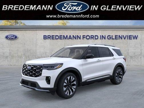 Star White 2026 Ford Explorer Platinum