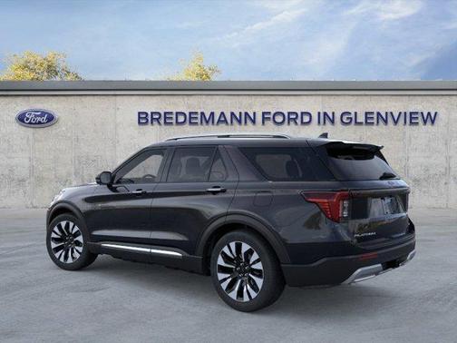 Agate Black Metallic 2026 Ford Explorer Platinum