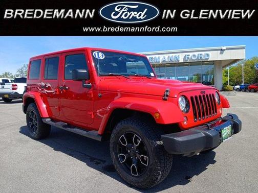 Firecracker Red Clearcoat 2018 Jeep Wrangler JK Unlimited Altitude