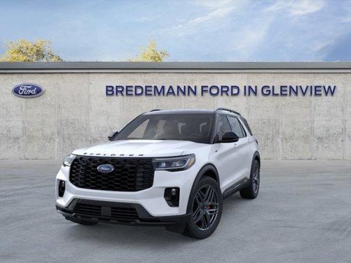 Star White 2025 Ford Explorer ST-Line