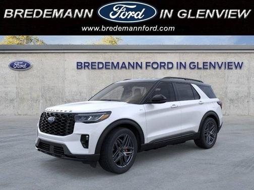 Star White 2025 Ford Explorer ST-Line