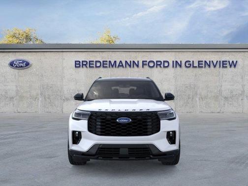 Star White 2025 Ford Explorer ST-Line