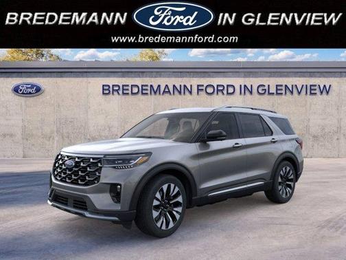 Carbonized Gray Metallic 2026 Ford Explorer Platinum