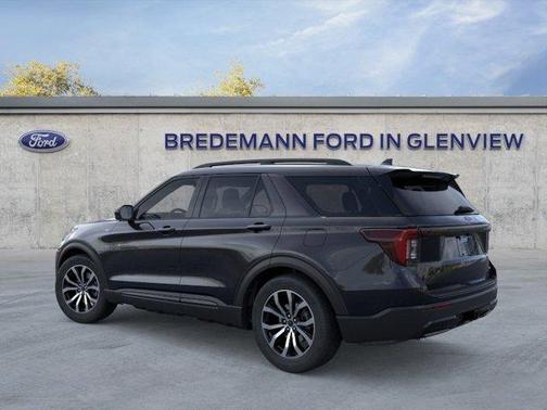 Agate Black Metallic 2026 Ford Explorer ST-Line