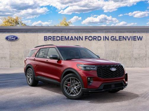 Ruby Red Metallic Tinted Clearcoat 2027 Ford Explorer ST-Line