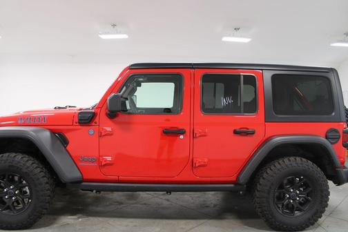 Firecracker Red Clearcoat 2025 Jeep Wrangler 4xe Willys