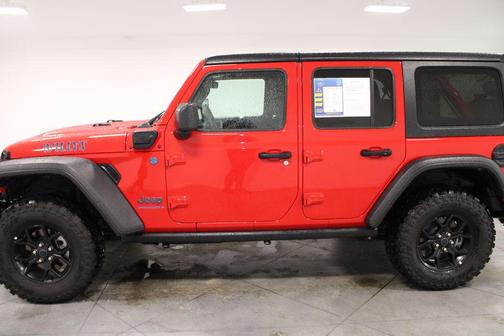 Firecracker Red Clearcoat 2025 Jeep Wrangler 4xe Willys