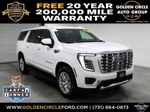 Summit White 2025 GMC Yukon XL Denali