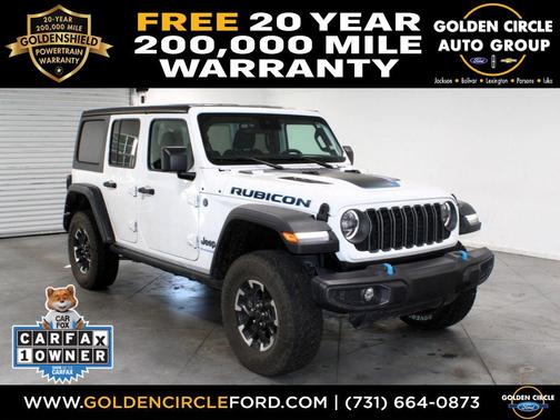 Bright White Clearcoat 2024 Jeep Wrangler 4xe Rubicon