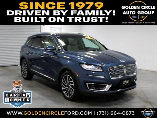 Blue Diamond Metallic 2019 Lincoln Nautilus Reserve