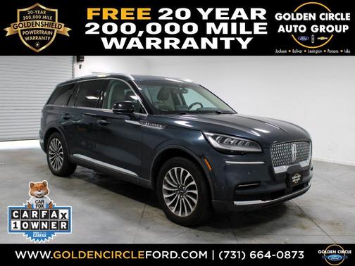 Flight Blue Metallic Clearcoat 2023 Lincoln Aviator Reserve AWD