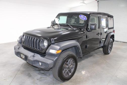 Black Clearcoat 2024 Jeep Wrangler Sport S