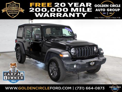Black Clearcoat 2024 Jeep Wrangler Sport S
