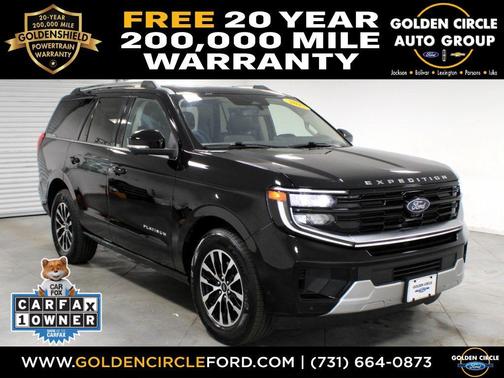 Agate Black Metallic 2025 Ford Expedition Platinum