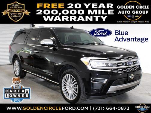 Agate Black Metallic 2023 Ford Expedition Max Platinum