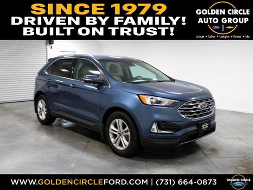 Blue Metallic 2019 Ford Edge SEL