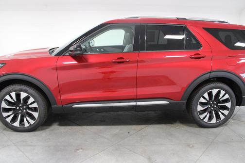 Rapid Red Metallic Tinted Clearcoat 2026 Ford Explorer Platinum
