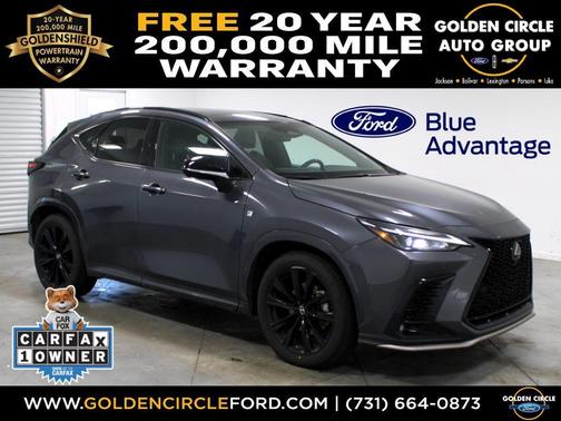 Cloudburst Gray 2023 Lexus NX 350 F SPORT Handling