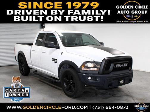 Bright White Clearcoat 2019 RAM 1500 Classic Warlock Quad Cab 4x2 6'4' Box