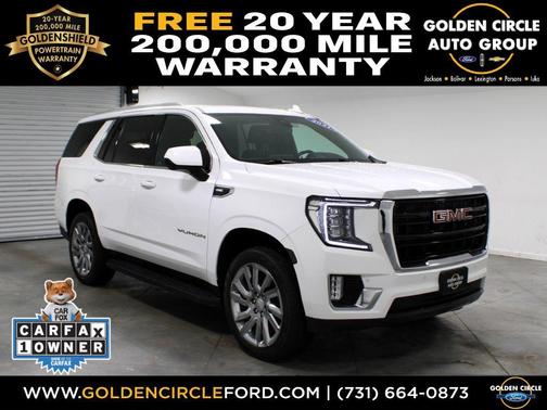 Summit White 2021 GMC Yukon SLE