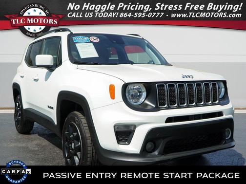 Alpine White Clearcoat 2021 Jeep Renegade Latitude