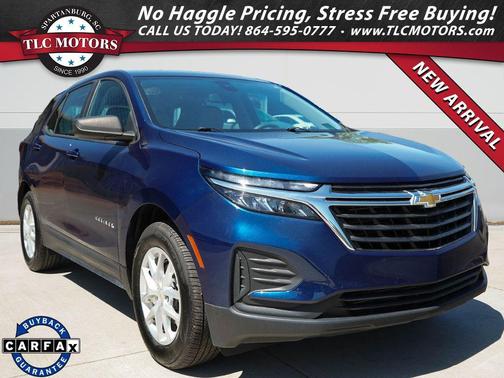 Blue Glow Metallic 2022 Chevrolet Equinox LS