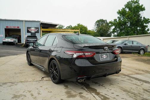 Midnight Black Metallic 2021 Toyota Camry XSE