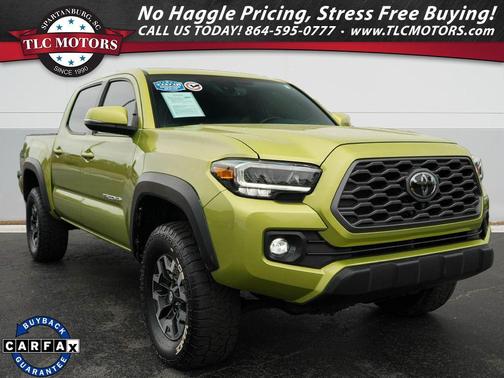 Electric Lime Metallic 2023 Toyota Tacoma TRD Off Road