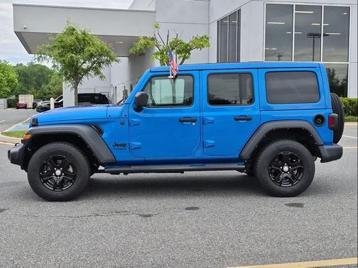 Hydro Blue Pearlcoat 2022 Jeep Wrangler Unlimited Sport