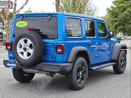 Hydro Blue Pearlcoat 2022 Jeep Wrangler Unlimited Sport