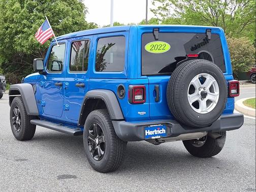Hydro Blue Pearlcoat 2022 Jeep Wrangler Unlimited Sport