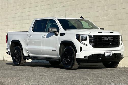 Summit White 2025 GMC Sierra 1500 Elevation