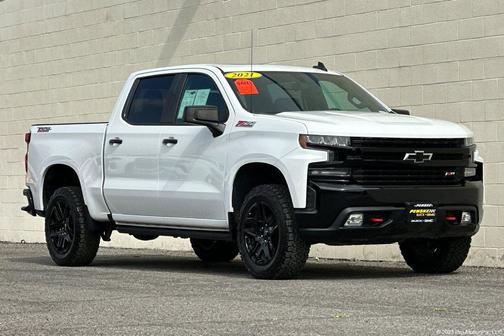 Summit White 2021 Chevrolet Silverado 1500 LT Trail Boss