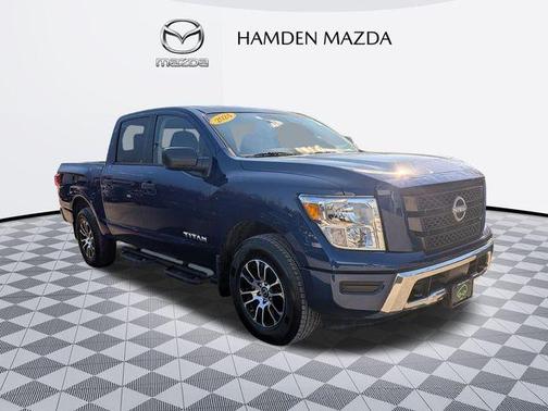 Deep Blue Pearl 2024 Nissan Titan SV Truck