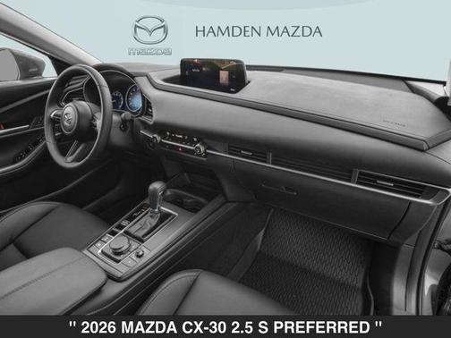 Jet Black Mica 2026 Mazda CX-30 Preferred