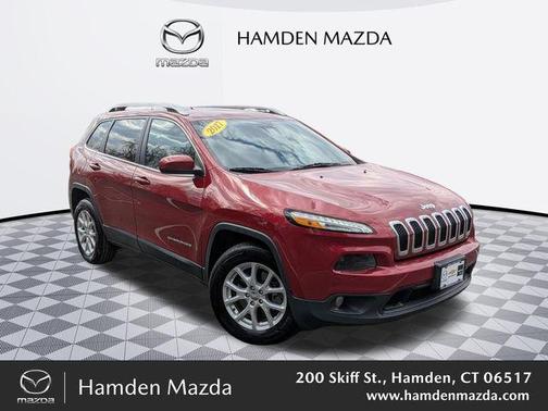 Deep Cherry Red Crystal Pearlcoat 2017 Jeep Cherokee Latitude