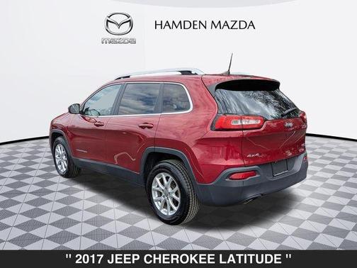 Deep Cherry Red Crystal Pearlcoat 2017 Jeep Cherokee Latitude